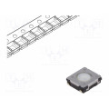 EVQQ2U01W; Microswitch TACT; SPST; Pos: 2; 0.02A/15VDC; SMT; none; 2.6N; 2mm; PANASONIC