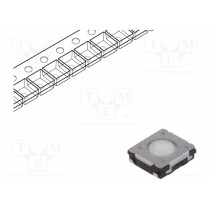 EVQQ2U01W; Microswitch TACT; SPST; Pos: 2; 0.02A/15VDC; SMT; none; 2.6N; 2mm; PANASONIC