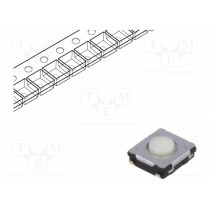 EVQQ2U02W; Microswitch TACT; SPST; Pos: 2; 0.02A/15VDC; SMT; none; 2.6N; 2.5mm; PANASONIC