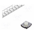 EVQQ2U03W; Microswitch TACT; SPST; Pos: 2; 0.02A/15VDC; SMT; none; 2.6N; 3.1mm; PANASONIC