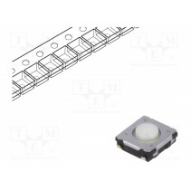 EVQQ2Y02W; Microswitch TACT; SPST; Pos: 2; 0.02A/15VDC; SMT; none; 3.5N; 2.5mm; PANASONIC