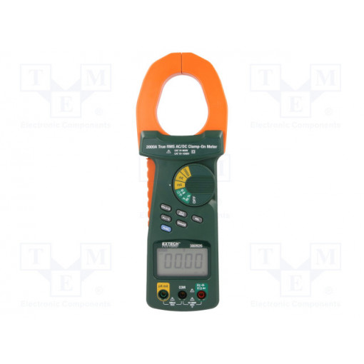 380926; AC/DC digital clamp meter; Øcable: 50mm; Sampling: 2x/s; 1÷99%; EXTECH
