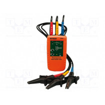 480403; Tester: phase sequence; 40÷600VAC; Freq: 2÷400Hz; EXTECH