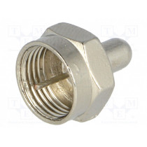 FF20L; Terminator; F; male; 75Ω; TELESTE FF20L; Terminator; F; male; 75Ω; TELESTE
