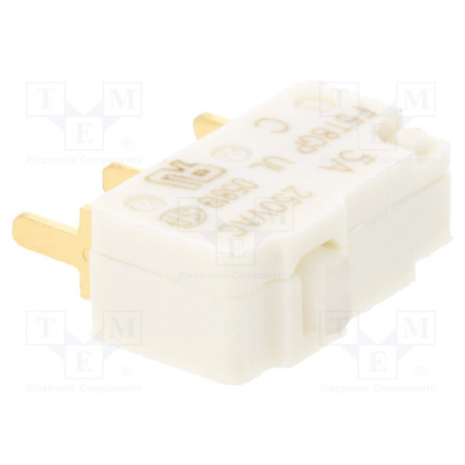 F5T8GPUL; Microswitch SNAP ACTION; without lever; SPDT; 5A/250VAC; ON-(ON); SAIA-BURGESS F5T8GPUL; Microswitch SNAP ACTION; without lever; SPDT; 5A/250VAC; ON-(ON); SAIA-BURGESS