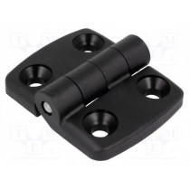 095K3030F00; Hinge; Width: 59mm; polyamide; black; H: 48mm; FATH