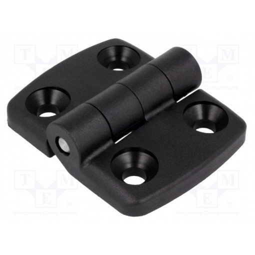 095K3030F00; Hinge; Width: 59mm; polyamide; black; H: 48mm; FATH