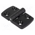 095K4040F00; Hinge; Width: 77mm; polyamide; black; H: 48mm; FATH