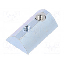 96003; Nut; for profiles; Width of the groove: 8mm; steel; Thread: M3; FATH
