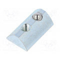 96004; Nut; for profiles; Width of the groove: 8mm; steel; Thread: M4; FATH