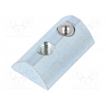 96004; Nut; for profiles; Width of the groove: 8mm; steel; Thread: M4; FATH