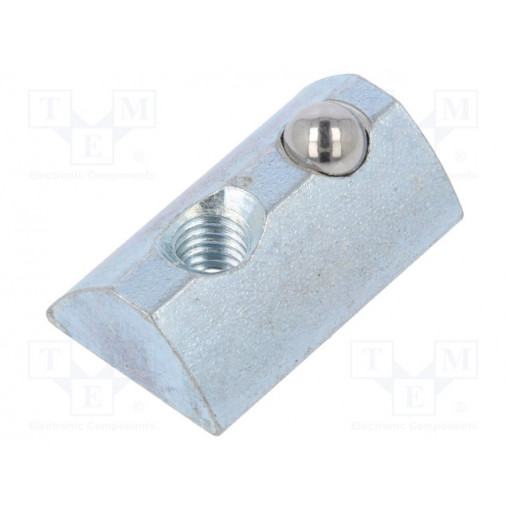 96005; Nut; for profiles; Width of the groove: 8mm; steel; Thread: M5; FATH