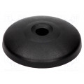 098A080K; Foot; Base dia: 79mm; polyamide; H: 18mm; Series: Pivot Feet; FATH