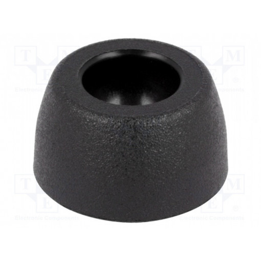 098M020K; Foot; Base dia: 19mm; polyamide; H: 10.4mm; Mount.hole diam: 10mm; FATH