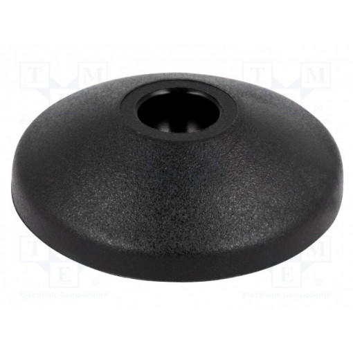 098M040K; Foot; Base dia: 39mm; polyamide; H: 10.4mm; Mount.hole diam: 10mm; FATH