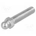 098MM10040M; Pin; M10; Plunger mat: steel; Ø: 10mm; Plating: zinc; Spanner: 13mm; FATH