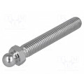 098MM10060M; Pin; M10; Plunger mat: steel; Ø: 10mm; Plating: zinc; Spanner: 13mm; FATH