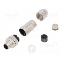 9455640000 FBCON M12 4P M EMC; Plug; M12; PIN: 4; male; A code-DeviceNet / CANopen; for cable; WEIDMÜLLER