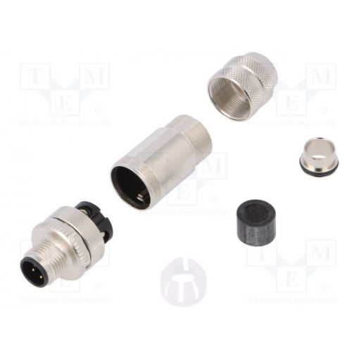 9455640000 FBCON M12 4P M EMC; Plug; M12; PIN: 4; male; A code-DeviceNet / CANopen; for cable; WEIDMÜLLER
