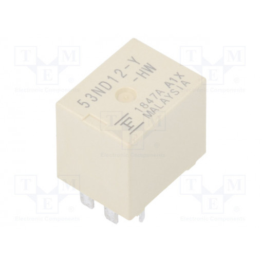 FBR53ND12Y-HW; Relay: electromagnetic; 1 Form U; Ucoil: 12VDC; 40A; Mounting: PCB; FUJITSU