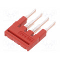FBS 4-3,5 – 3213030; Screw bridge; ways: 4; red; Width: 3.5mm; UL94V-0; PHOENIX CONTACT FBS 4-3,5 – 3213030; Screw bridge; ways: 4; red; Width: 3.5mm; UL94V-0; PHOENIX CONTACT
