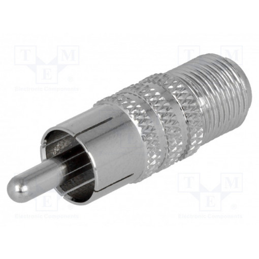 ; Adapter; F socket,RCA plug; ; Adapter; F socket,RCA plug;