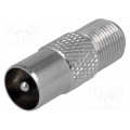 ; Adapter; F socket,coaxial 9.5mm plug;  ; Adapter; F socket,coaxial 9.5mm plug;
