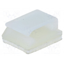 FC-1; Self-adhesive cable holder; polyamide; natural; UL94V-2; KSS WIRING