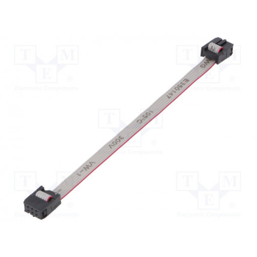 FC06150-S; Ribbon cable with IDC connectors; 6x28AWG; Cable ph: 1.27mm; AMPHENOL