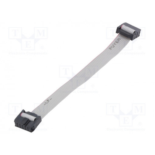 FC10150-S; Ribbon cable with IDC connectors; 10x28AWG; Cable ph: 1.27mm; AMPHENOL