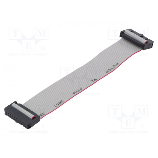 FC20600-S; Ribbon cable with IDC connectors; 20x28AWG; Cable ph: 1.27mm; AMPHENOL