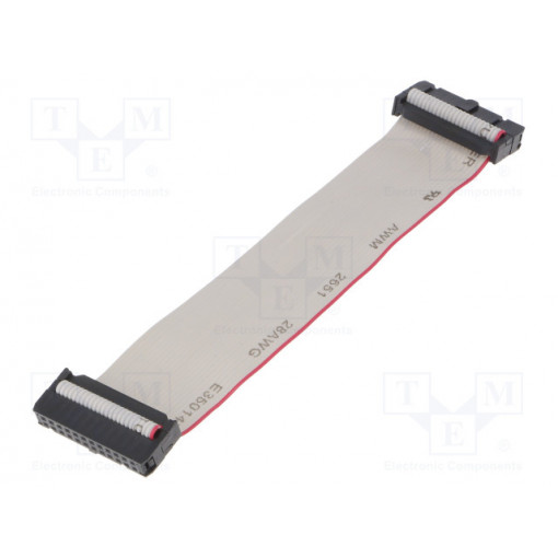 FC24300-S; Ribbon cable with IDC connectors; 24x28AWG; Cable ph: 1.27mm; AMPHENOL