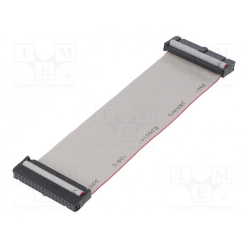 FC34300-S; Ribbon cable with IDC connectors; 34x28AWG; Cable ph: 1.27mm; AMPHENOL