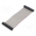 FC40300-0; Ribbon cable with IDC connectors; 40x28AWG; Cable ph: 1.27mm; AMPHENOL