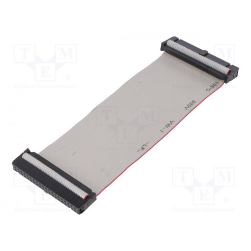 FC40300-S; Ribbon cable with IDC connectors; 40x28AWG; Cable ph: 1.27mm; AMPHENOL