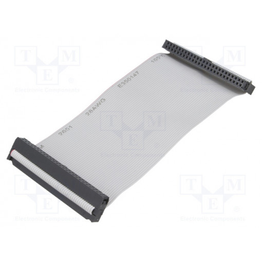 FC50150-S; Ribbon cable with IDC connectors; 50x28AWG; Cable ph: 1.27mm; AMPHENOL