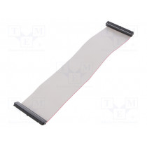 FC50600-0; Ribbon cable with IDC connectors; 50x28AWG; Cable ph: 1.27mm; AMPHENOL