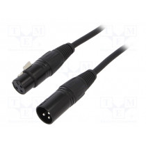 FC619101; Male-female; PIN: 3; Cable: XLR-XLR; 1m; CLIFF