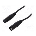 FC619110; Male-female; PIN: 3; Cable: XLR-XLR; 10m; CLIFF FC619110; Male-female; PIN: 3; Cable: XLR-XLR; 10m; CLIFF
