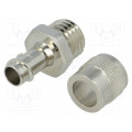 256.011.0; Straight terminal connector; ØBraid : 9mm; brass; -55÷260°C; IP40; ANAMET EUROPE