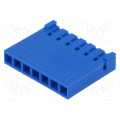 65240-007LF; Plug; wire-board; female; PIN: 7; w/o contacts; 2.54mm; for cable; FCI 65240-007LF; Plug; wire-board; female; PIN: 7; w/o contacts; 2.54mm; for cable; FCI