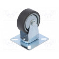 FDPE 0501 1001; Transport wheel; Ø: 50mm; W: 20mm; H: 68mm; rigid; 40kg; COLSON FDPE 0501 1001; Transport wheel; Ø: 50mm; W: 20mm; H: 68mm; rigid; 40kg; COLSON
