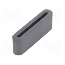 FFP33.5X12X6.5-B8; Ferrite: one-piece; 28AWG; 20Ω; A: 33.5mm; B: 12mm; C: 6.5mm; D: 27.5mm; FERROCORE