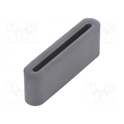 FFP33.5X12X6.5-B8; Ferrite: one-piece; 28AWG; 20Ω; A: 33.5mm; B: 12mm; C: 6.5mm; D: 27.5mm; FERROCORE
