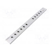 FB2031; Front panel; 1U; Panel colour: grey; FIBRAIN