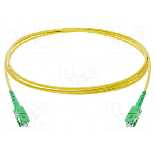 G-SCA-SCA-S-010.0-SX-D-18-Y; Fiber patch cord; both sides,SC/APC; 10m; Optical fiber: 9/125um; FIBRAIN