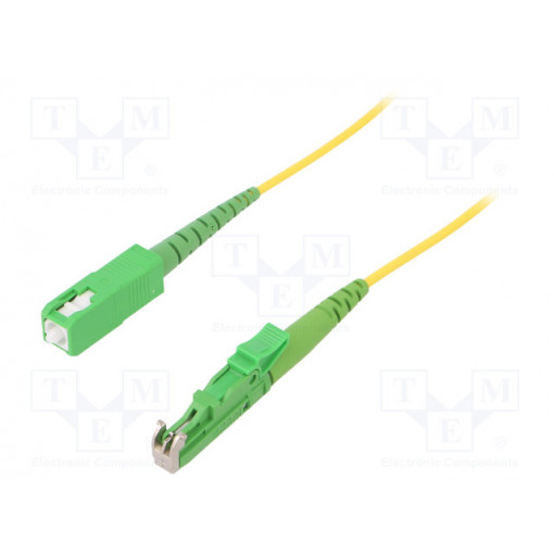 G-SCA-E2A-S-004.0-SX-A-18-Y; Fiber patch cord; E2/APC,SC/APC; 4m; Optical fiber: 9/125um; FIBRAIN