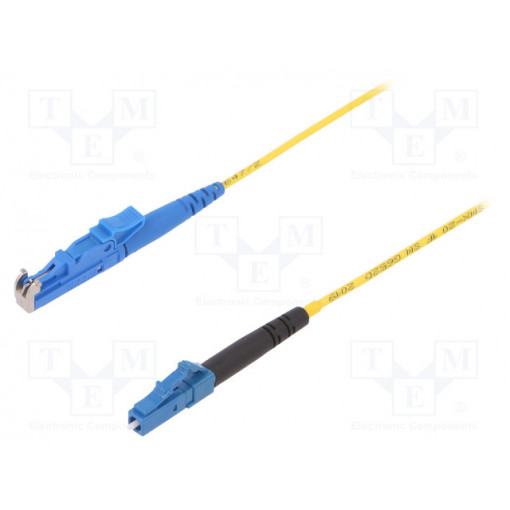 G-LC-E2-S-005.0-SX-A-18-Y; Fiber patch cord; E2/UPC,LC/UPC; 5m; Optical fiber: 9/125um; FIBRAIN