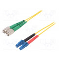 G-LC-FCA-S-001.0-DX-A-18-Y; Fiber patch cord; FC/APC,LC/UPC; 1m; Optical fiber: 9/125um; FIBRAIN G-LC-FCA-S-001.0-DX-A-18-Y; Fiber patch cord; FC/APC,LC/UPC; 1m; Optical fiber: 9/125um; FIBRAIN