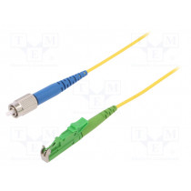 G-E2A-FC-S-005.0-SX-A-18-Y; Fiber patch cord; E2/APC,FC/UPC; 5m; Optical fiber: 9/125um; FIBRAIN